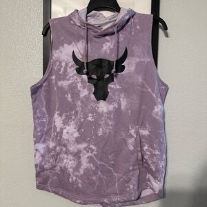 Under Armour Sweater Mens Large Project Rock Bull Iron Paradise Sleeveless